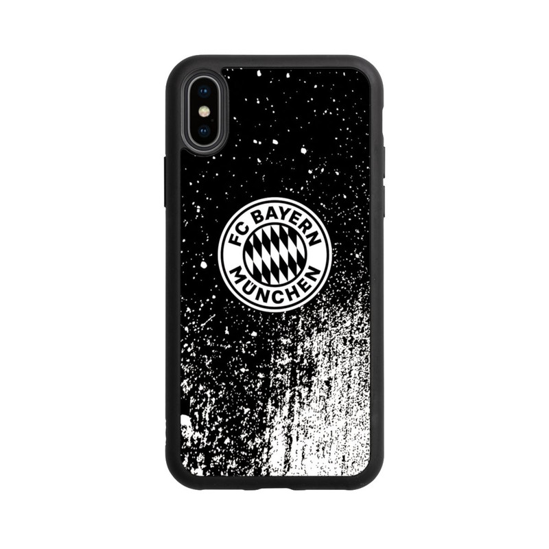 iPhone Xs Base Case Splatter Schwarz - FCB