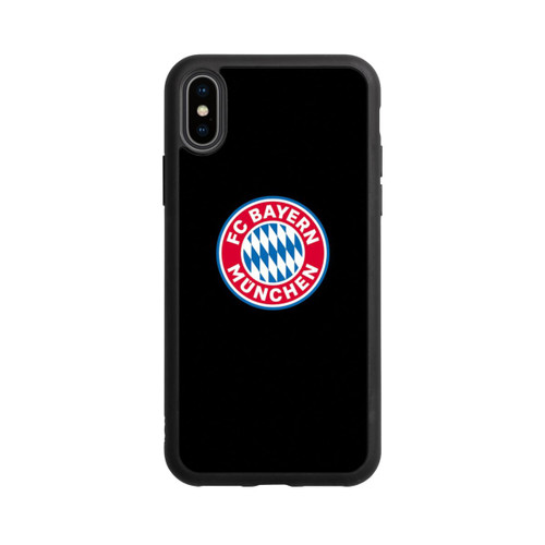 Apple iPhone Xs Base Case FCB Logo auf Schwarz