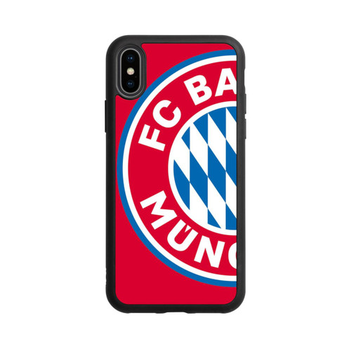 Apple iPhone Xs Base Case Großes FCB Logo Rot