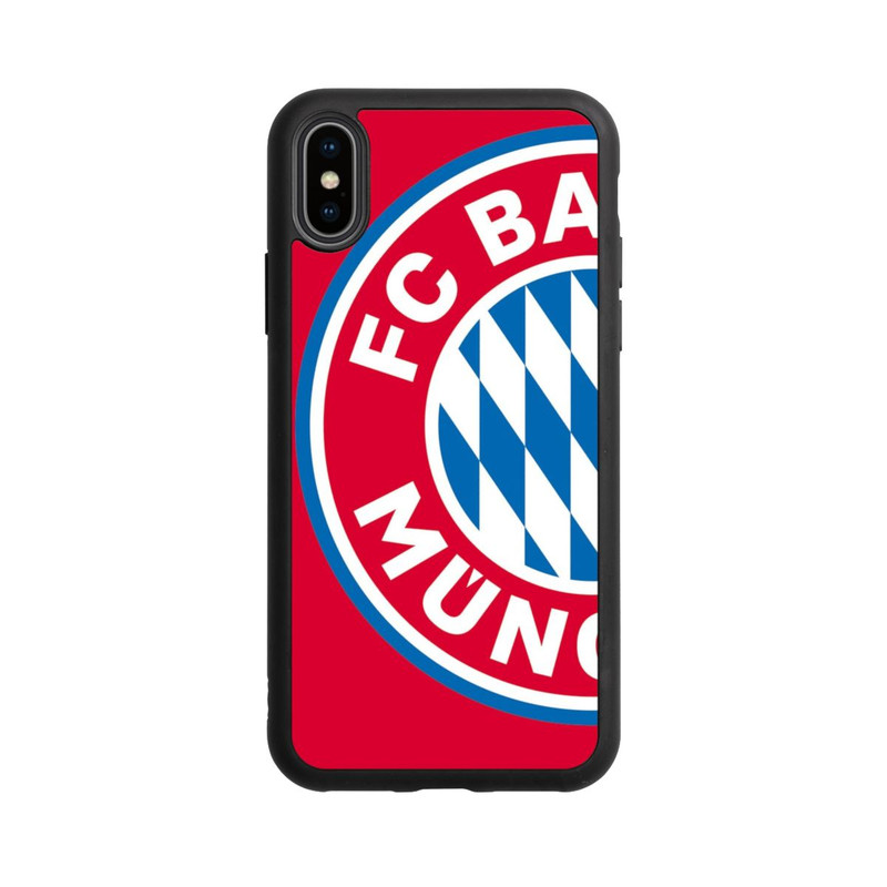 iPhone Xs Base Case Großes FCB Logo Rot