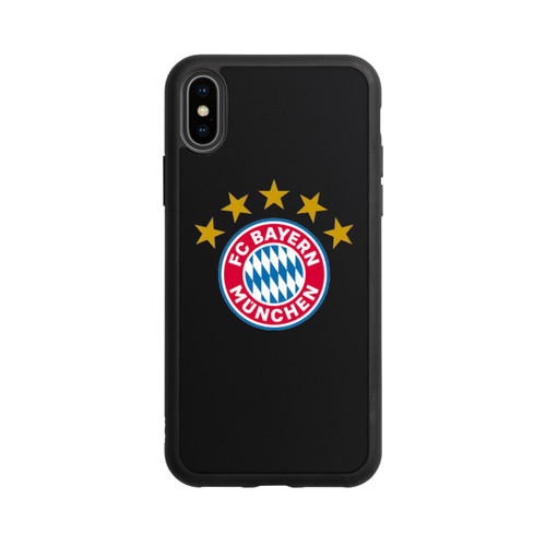 Apple iPhone Xs Base Case FCB Logo mit Sterne - ohne Hintergrund
