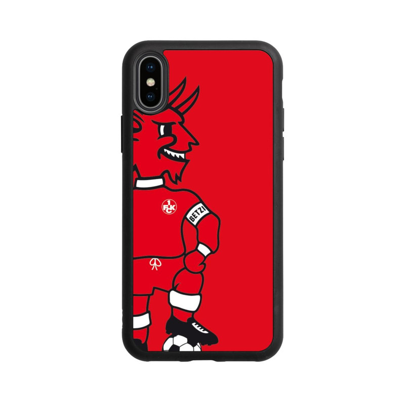 iPhone Xs Base Case FCK Betzi mit Fußball
