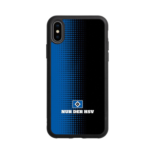 Apple iPhone Xs Base Case Nur der HSV - Rautenraster Schwarz