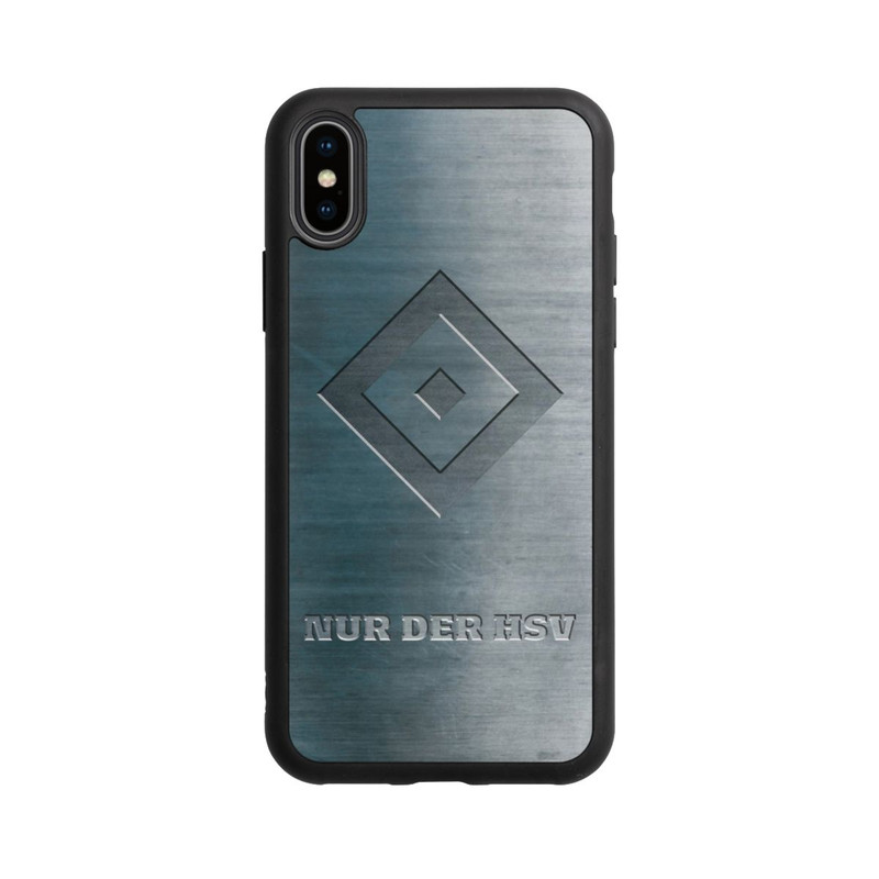 iPhone Xs Base Case Nur der HSV Metalllook