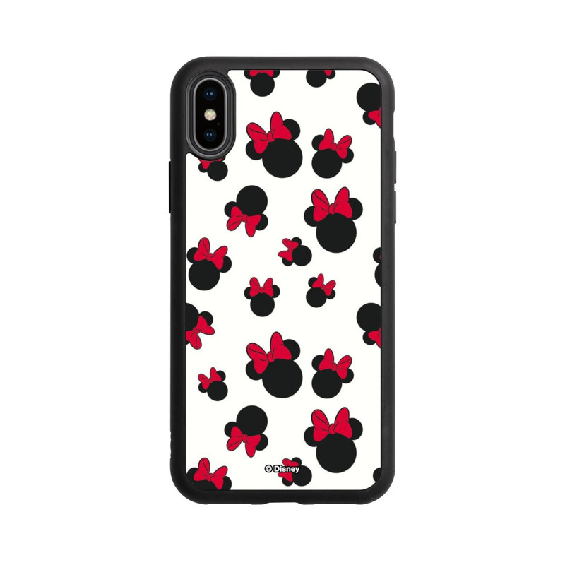 iPhone Xs Base Case Minnie Icon Pattern