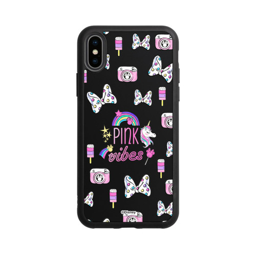 Apple iPhone Xs Base Case Pink Vibes Transparent