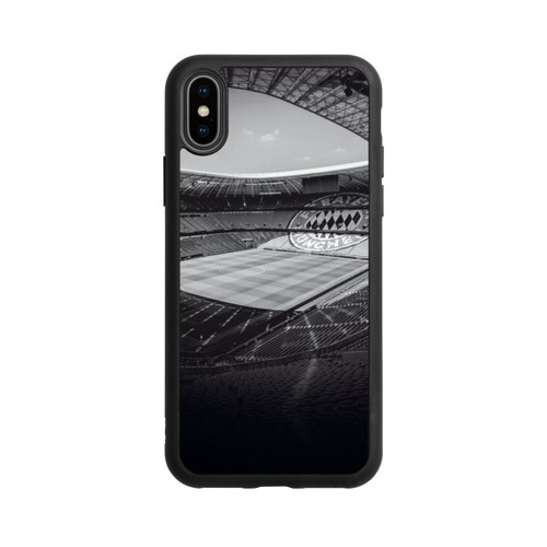 Apple iPhone Xs Base Case Stadion FC Bayern - Black White