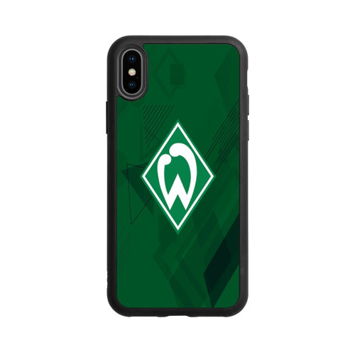 Apple iPhone Xs Base Case Grüne Grafikelemente - Werder Bremen