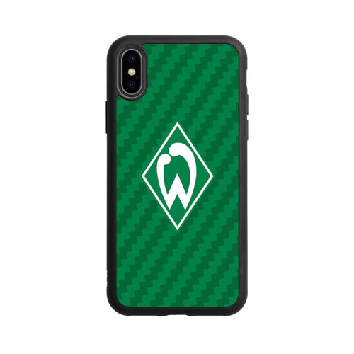 Apple iPhone Xs Base Case Carbonlook - Werder Bremen