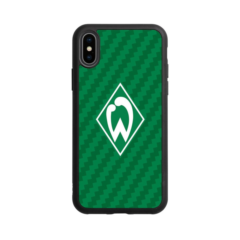 iPhone Xs Base Case Carbonlook - Werder Bremen