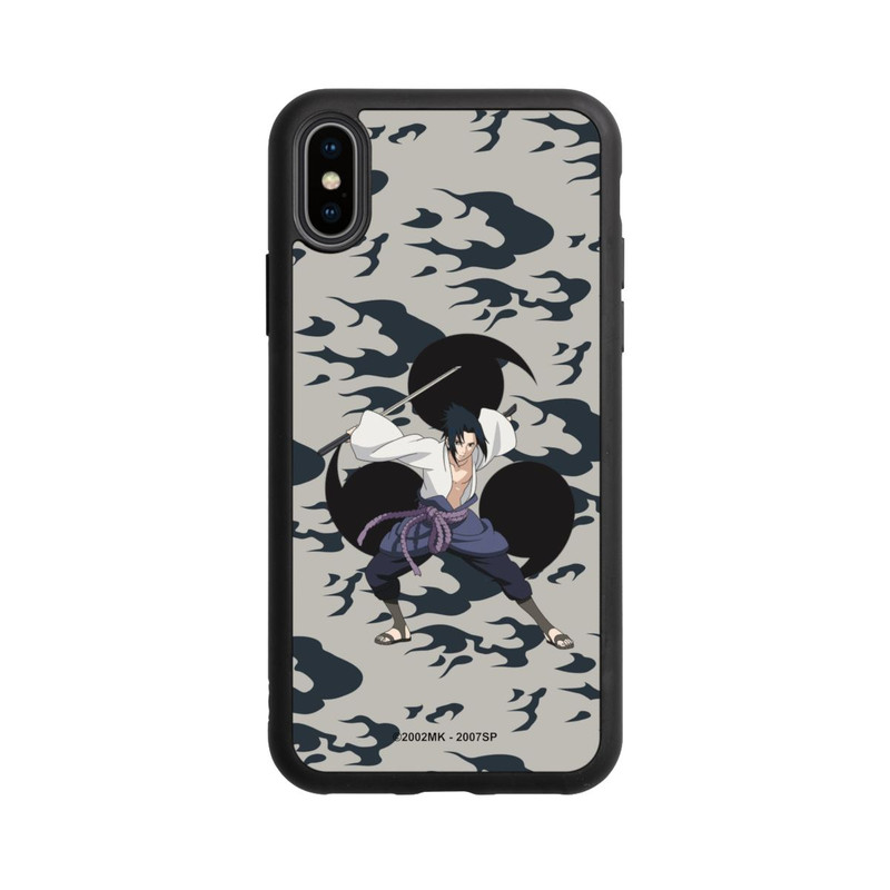 iPhone Xs Base Case Sasuke Sharingan Kampf