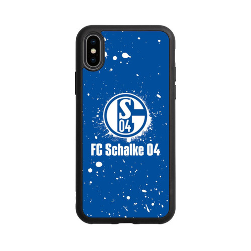 Apple iPhone Xs Base Case Schalke 04 - Spraylogo
