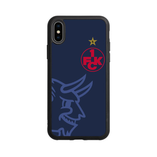Apple iPhone Xs Base Case Auswärts Trikot - 1.FCK blau