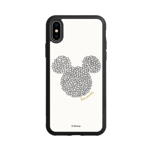 Apple iPhone Xs Base Case Micky Black and White