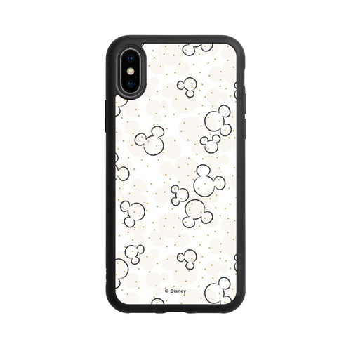 Apple iPhone Xs Base Case Golden Micky Pattern