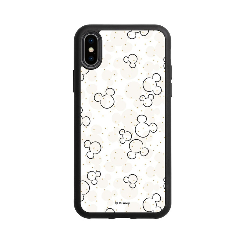 iPhone Xs Base Case Golden Micky Pattern