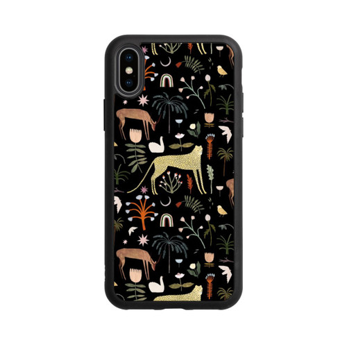 Apple iPhone Xs Base Case Wilde Gartenbuchstaben von Léa Le Pivert