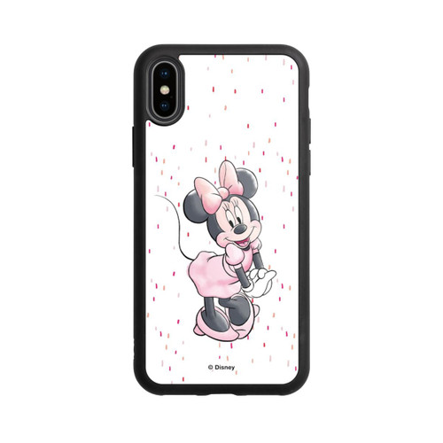 Apple iPhone Xs Base Case Minnie Watercolour Dots