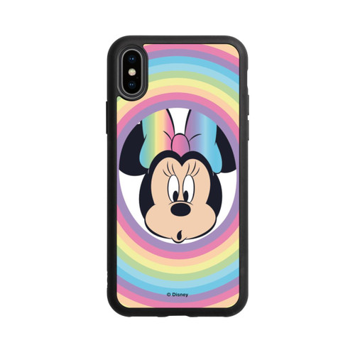 Apple iPhone Xs Base Case Minnie Rainbow Circle