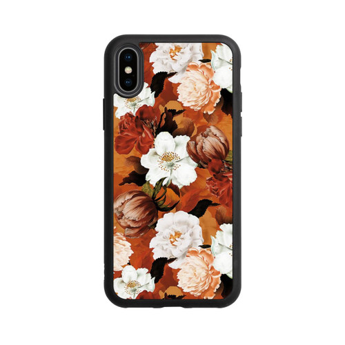 Apple iPhone Xs Base Case Üppige Vintage Pfingstrosen Und Rosen