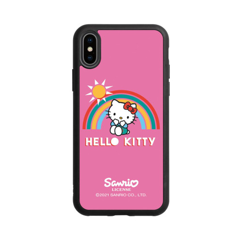 Apple iPhone Xs Base Case Hallo Kitty Regenbogen