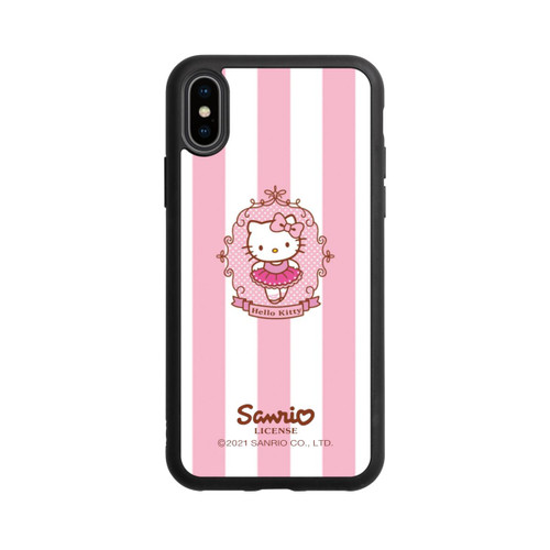 Apple iPhone Xs Base Case Hello Kitty Ballerina-Streifen