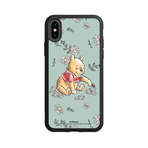 Apple iPhone Xs Base Case Winnie Puuh Gänseblümchen und Käfer Liebe