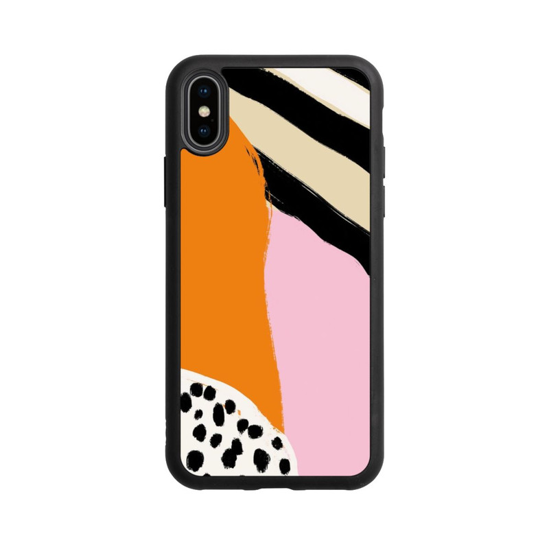 iPhone Xs Base Case Crazy Life Art