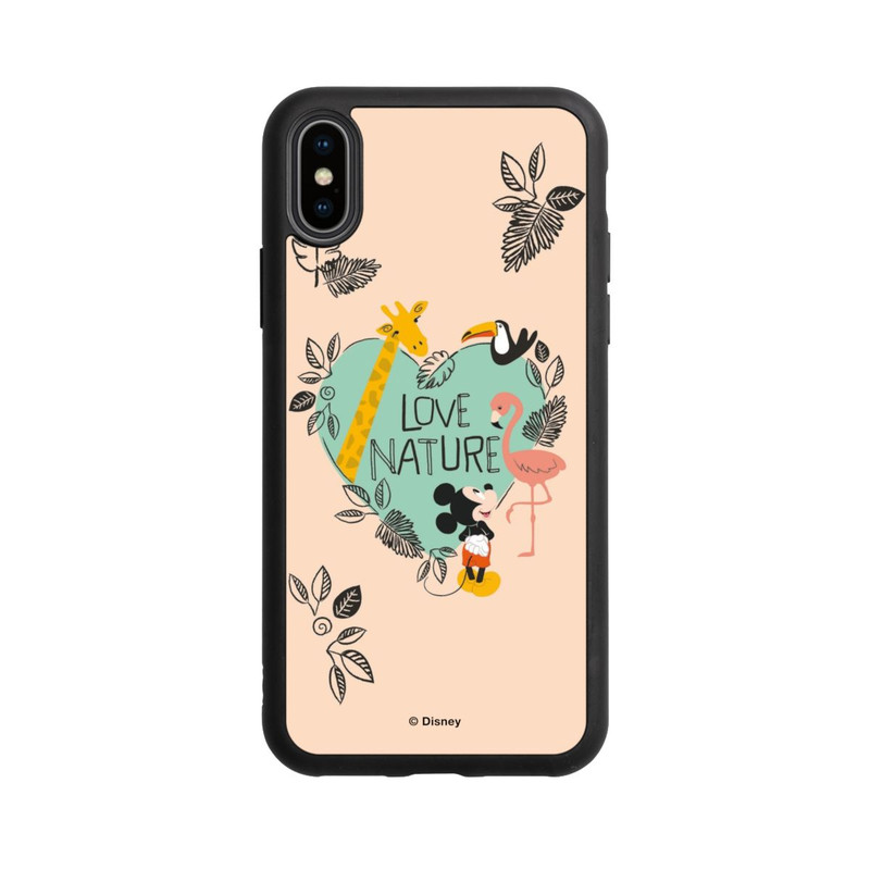 iPhone Xs Base Case Natur Liebe Micky