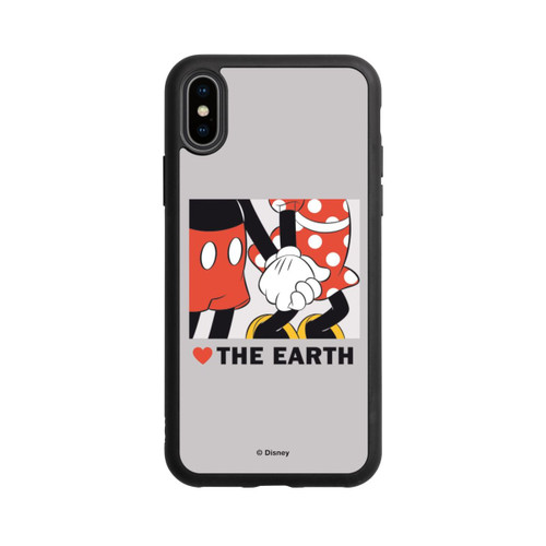 Apple iPhone Xs Base Case Liebe die Erde Micky and Minnie