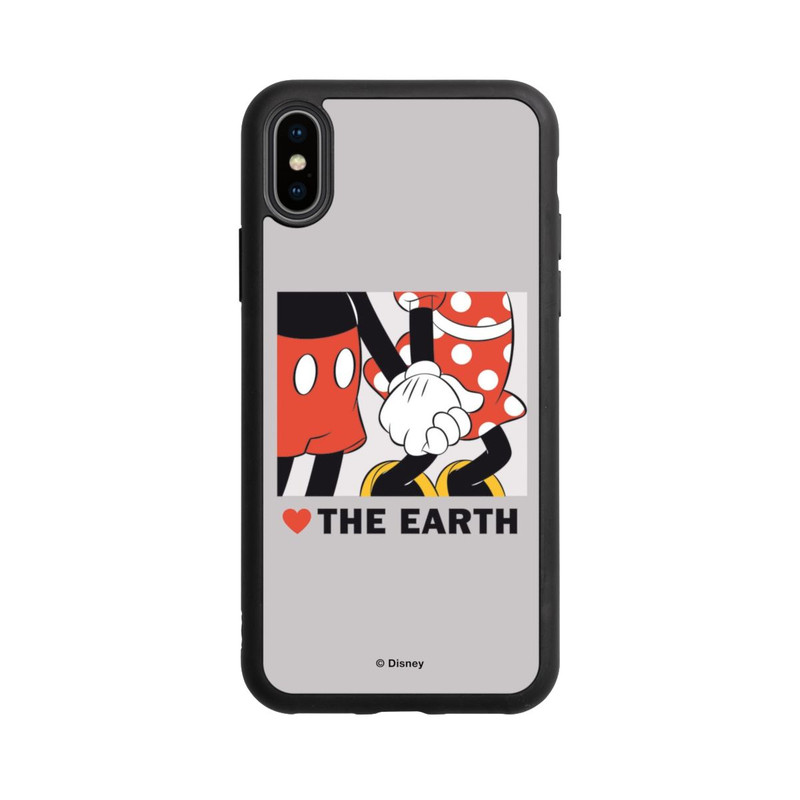 iPhone Xs Base Case Liebe die Erde Micky and Minnie