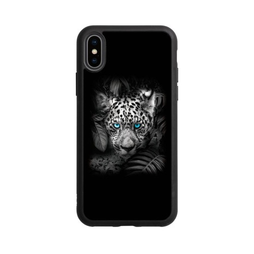 Apple iPhone Xs Base Case Jaguar Schwarz Dschungel