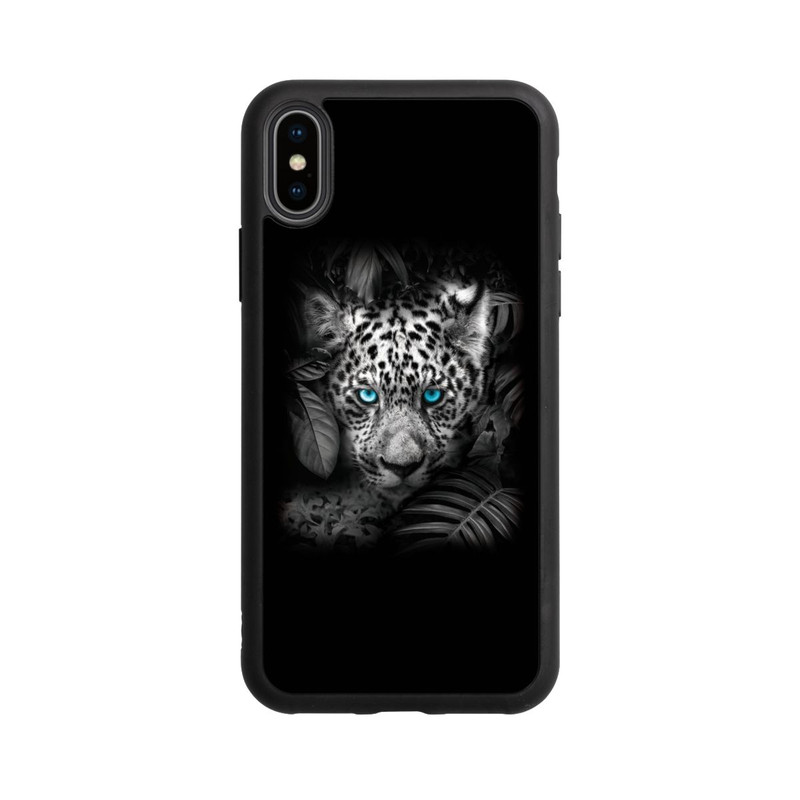 iPhone Xs Base Case Jaguar Schwarz Dschungel