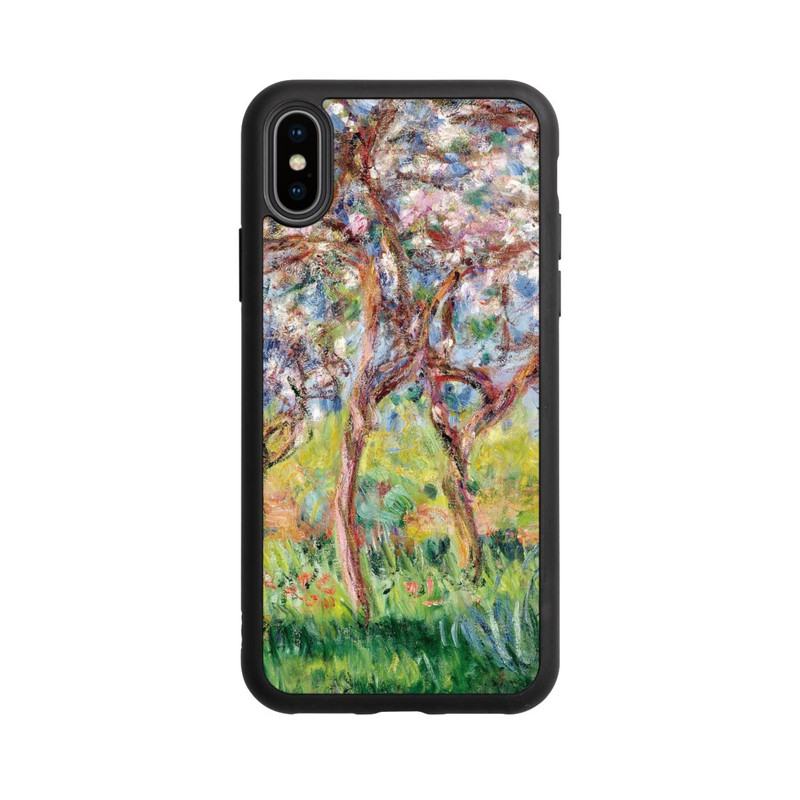 iPhone Xs Base Case Der Printemps in Giverny von Claude Monet