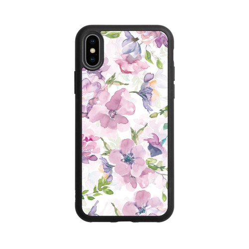 Apple iPhone Xs Base Case Aquarell Blumen