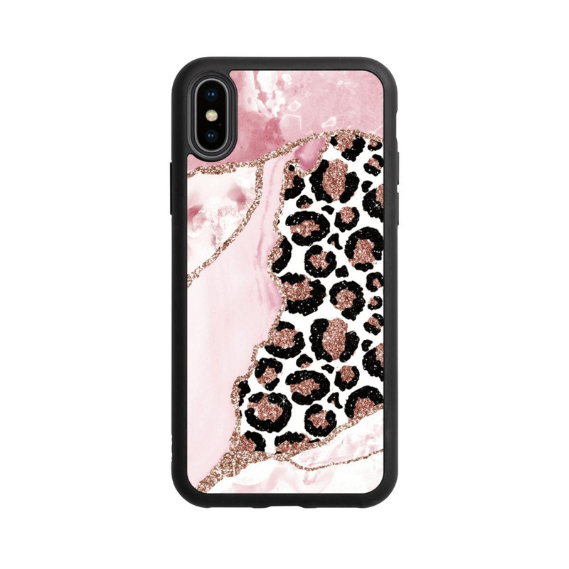 iPhone Xs Base Case Muster und Texturen Rosa