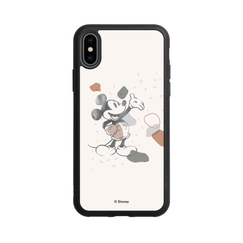 iPhone Xs Base Case Micky Happy Abstract