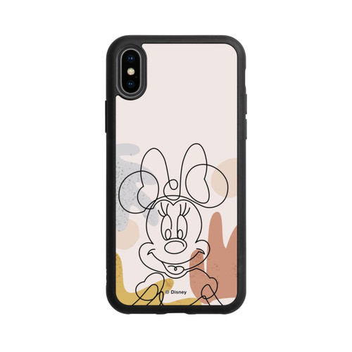 Apple iPhone Xs Base Case Minnie Abstract Lineart