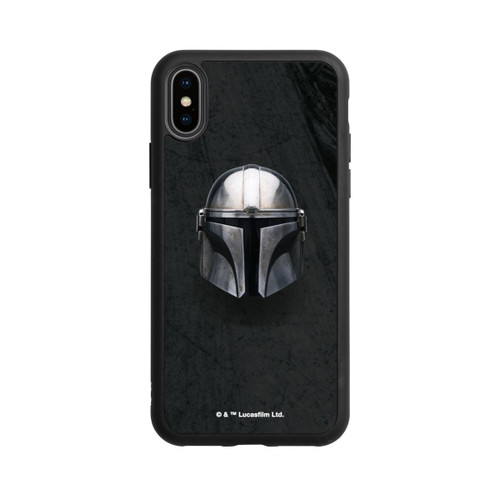 Apple iPhone Xs Base Case Schwarzer Mandalorianer Helm