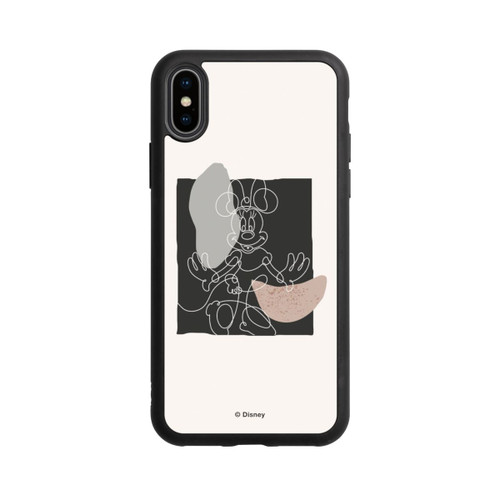 Apple iPhone Xs Base Case Minnie Abstrakte Formen 2