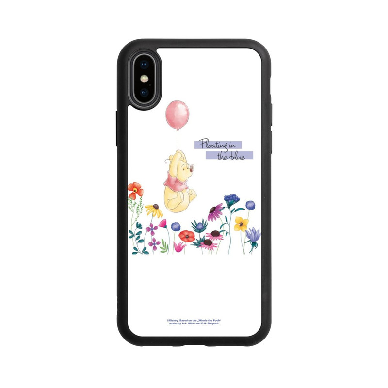 iPhone Xs Base Case Winnie Puuh Floating in The Blue