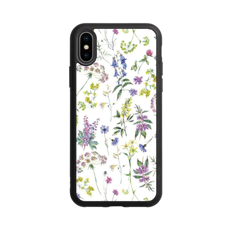 iPhone Xs Base Case Wald und Wiesenblumen