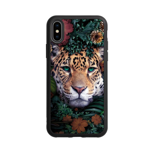 Apple iPhone Xs Base Case Jaguar im Dschunglegrün