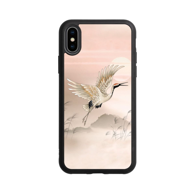 iPhone Xs Base Case Fliegender Kranich