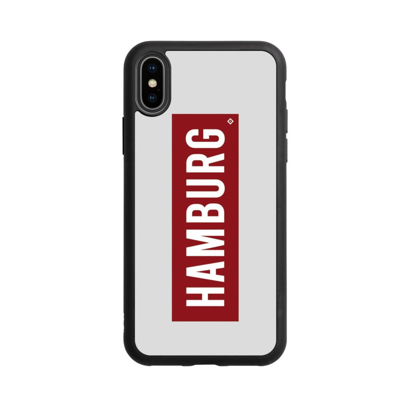 iPhone Xs Base Case HSV Hamburg Rot Weiss
