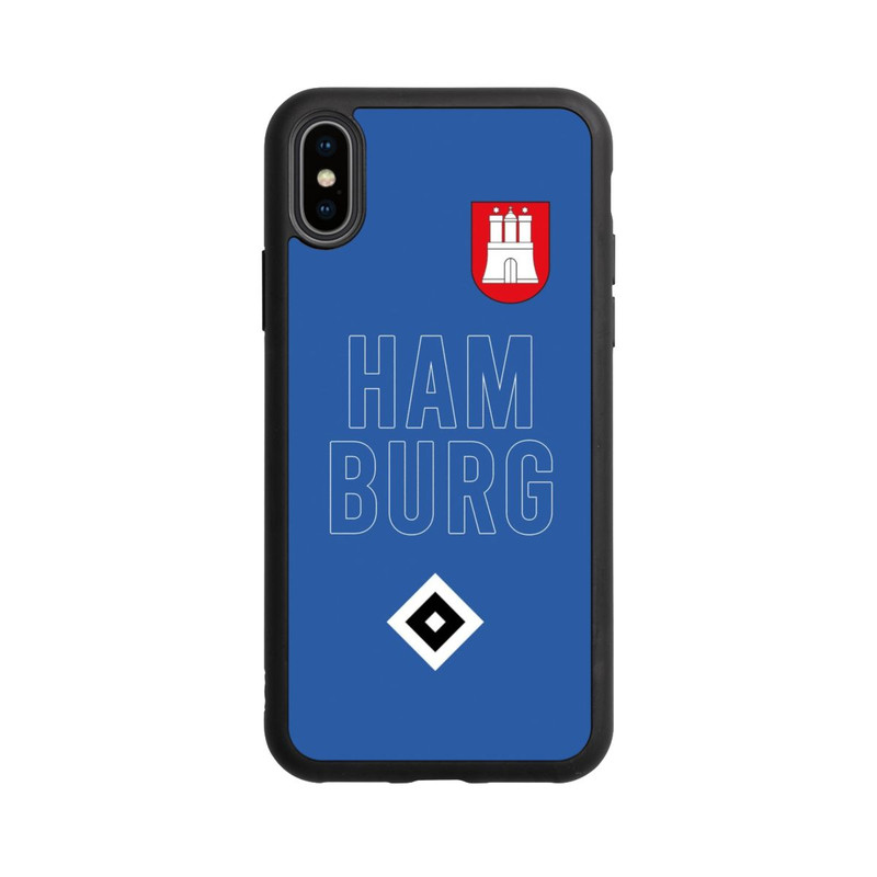iPhone Xs Base Case HSV Hamburg Typo