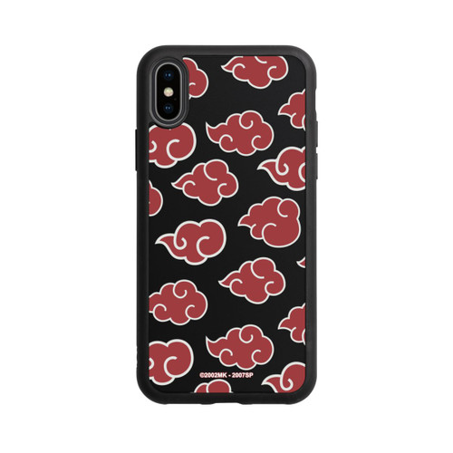 Apple iPhone Xs Base Case Akatsuki Pattern Transparent