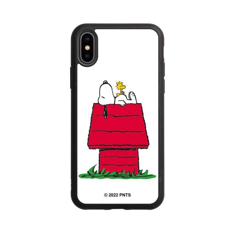 iPhone Xs Base Case Snoopy and Woodstock Klassisch