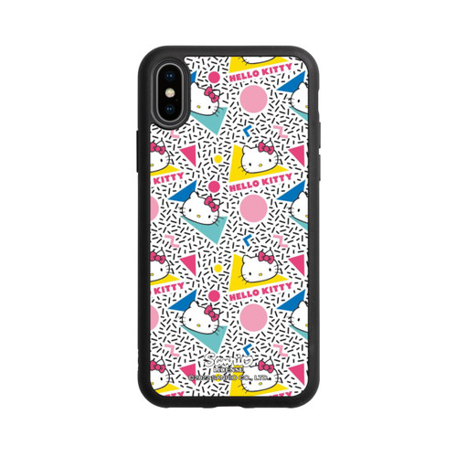 Apple iPhone Xs Base Case Hello Kitty 90s Neon