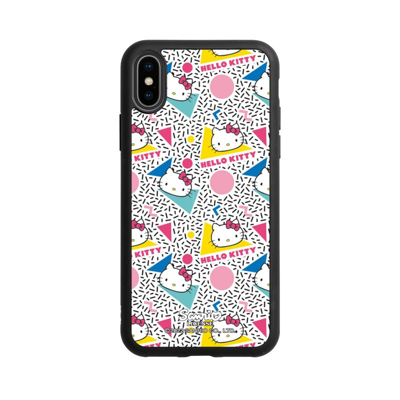 iPhone Xs Base Case Hello Kitty 90s Neon